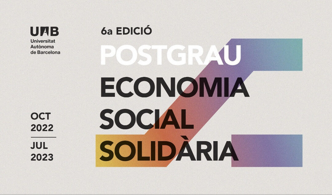 Postgrau en Economia Social i solidària de la UAB