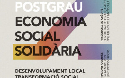 Cinquena edició Postgrau en Ecomonia Social i Solidària a la UAB